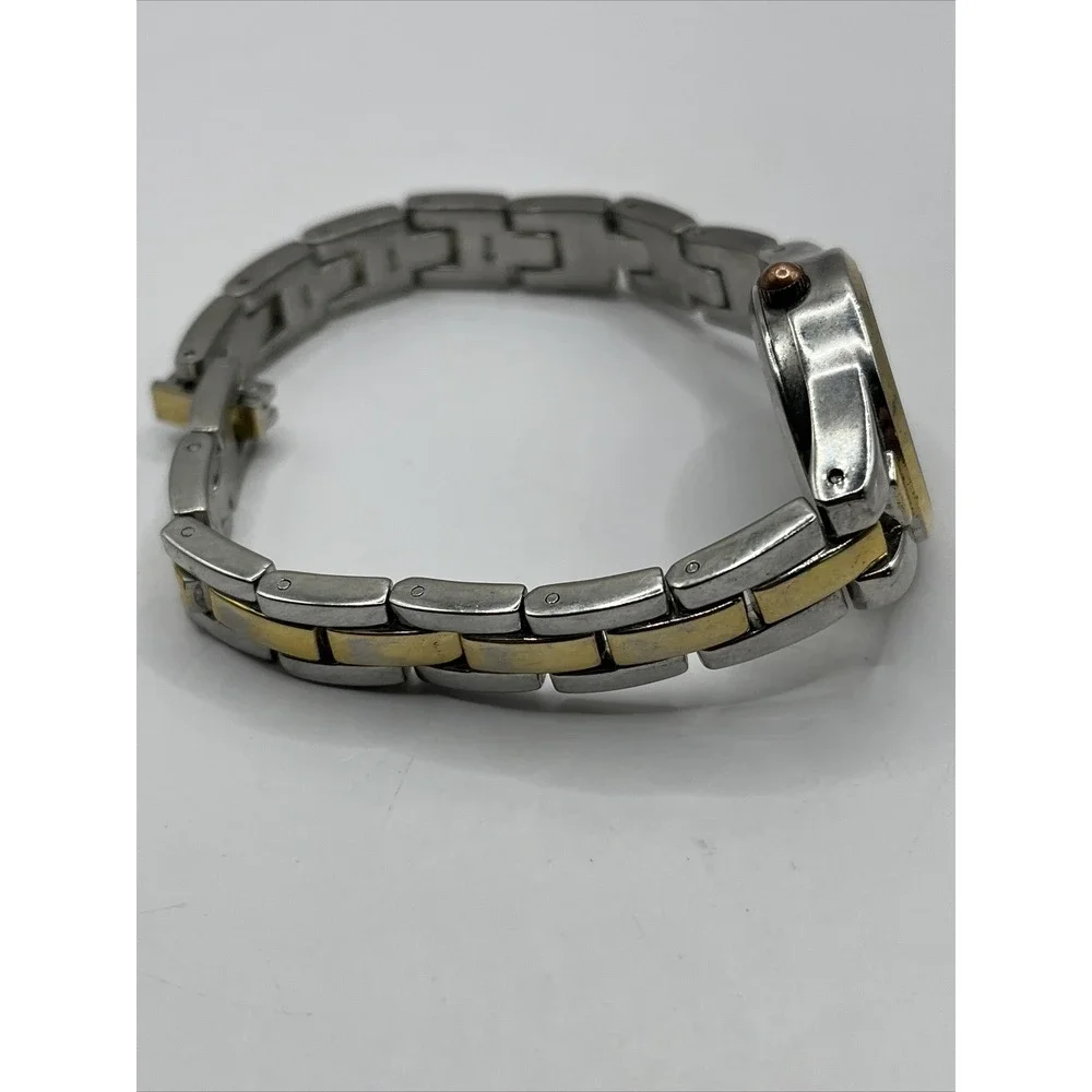 Sharp‎ Women's Quartz Watch Two Tone Band Date Indicator- New Battery